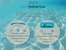 Tablet Screenshot of playamalvarrosa.com
